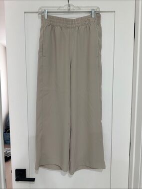 H&M Beige Wide-Leg Pants